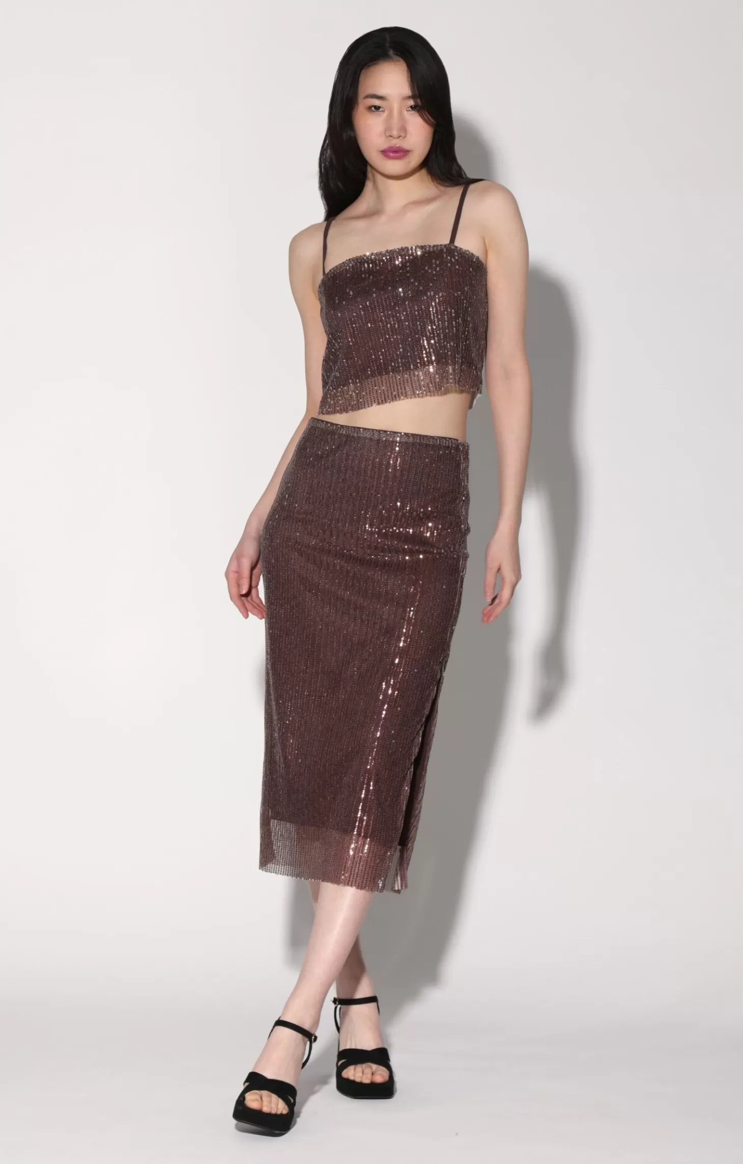 Chellie Top, City Sequin Mink>Walter Baker Best