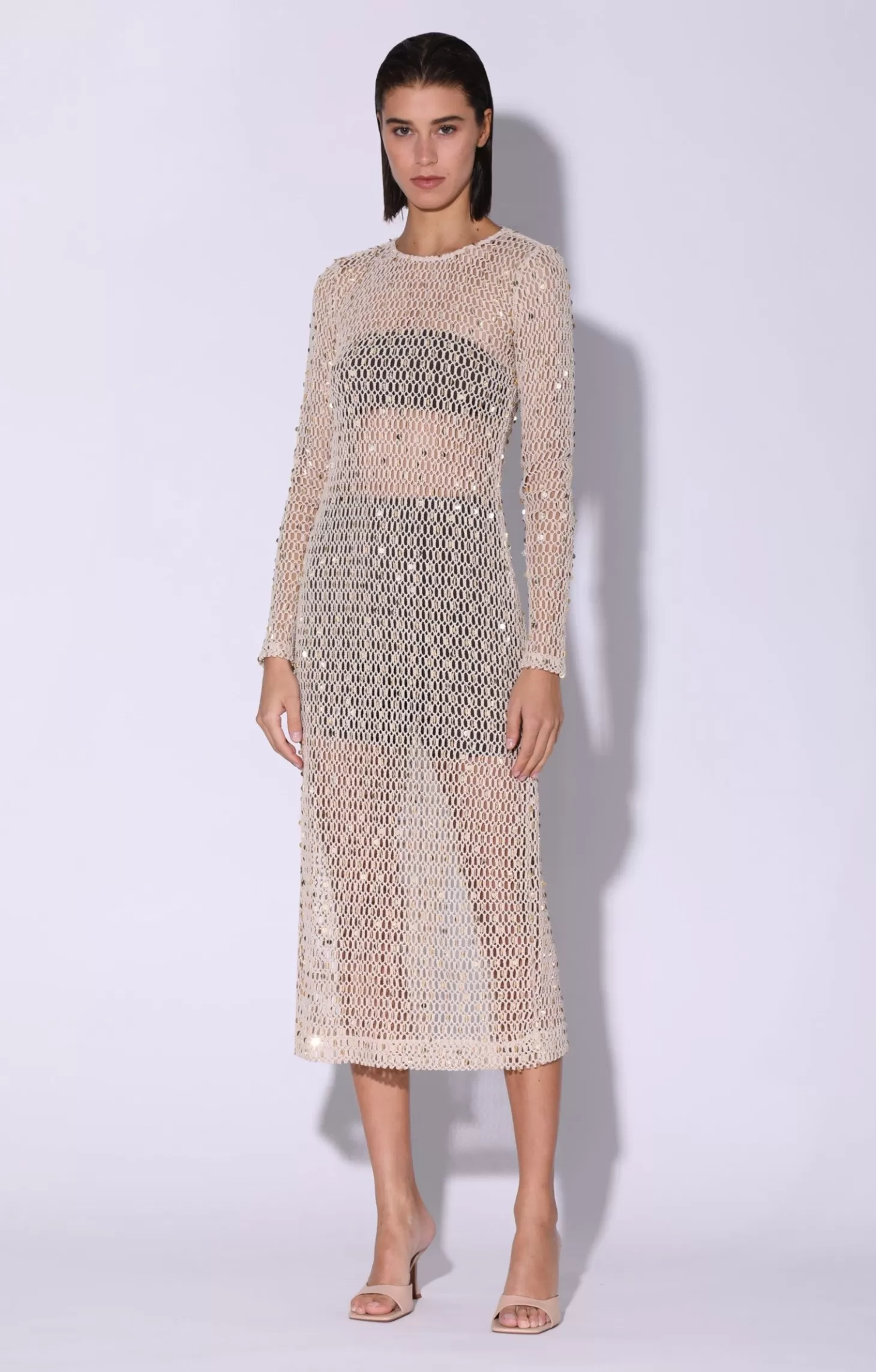 Coco Dress, Crochet Sequin>Walter Baker Hot