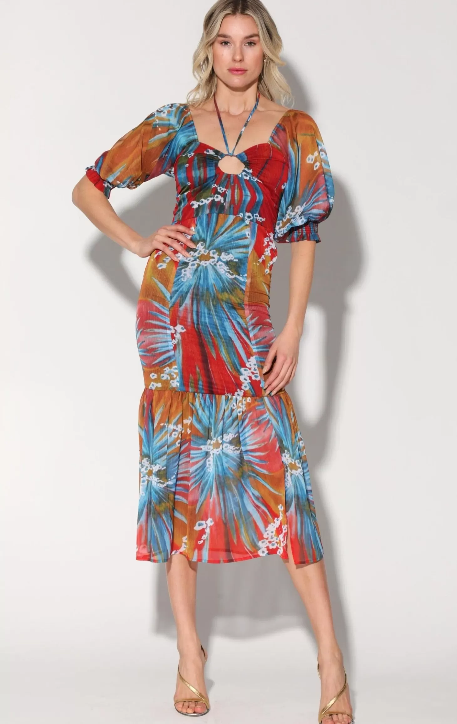 Danielle Dress, Rio Palm>Walter Baker Cheap