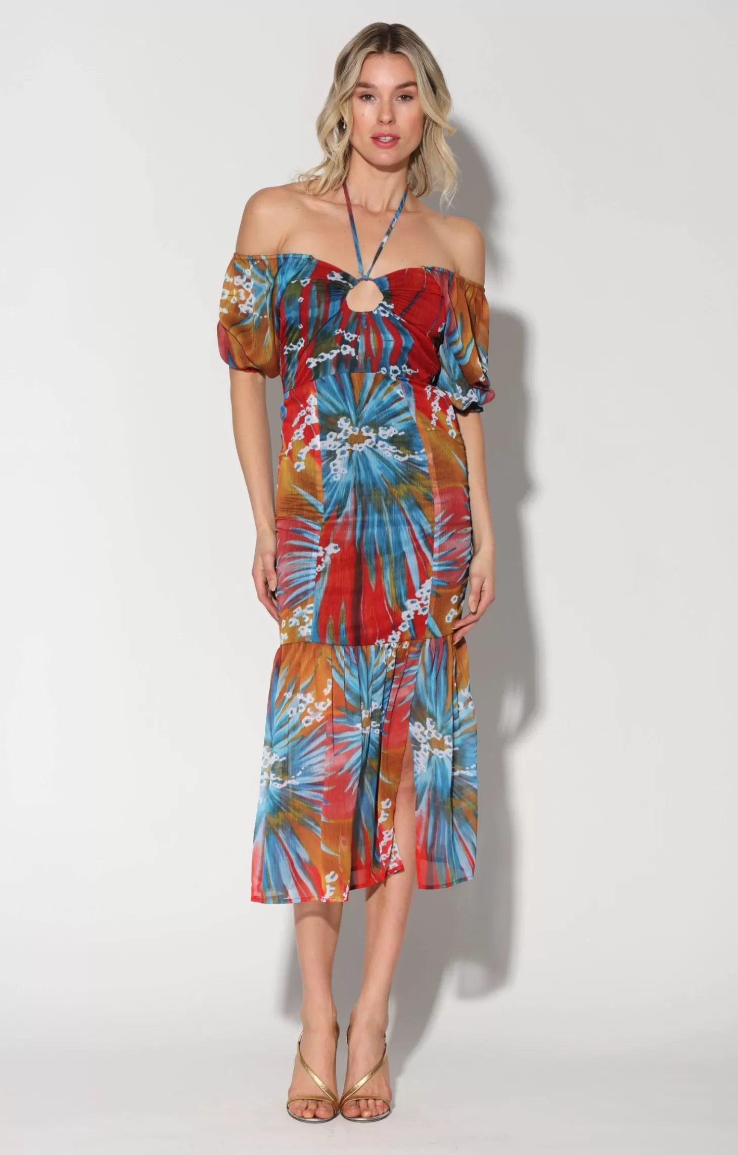 Danielle Dress, Rio Palm>Walter Baker Cheap