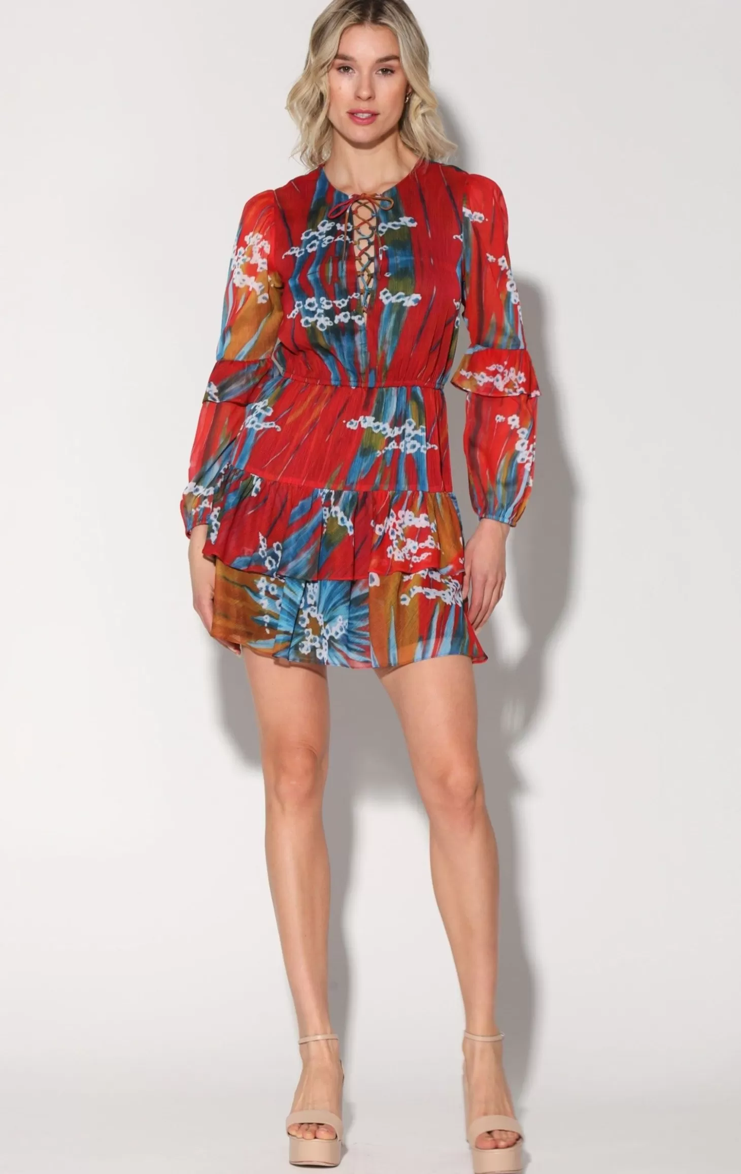 Devina Dress, Rio Palm>Walter Baker Discount