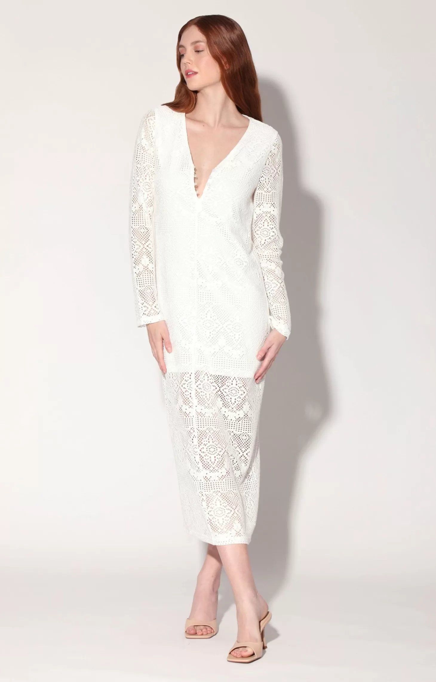 Estela Dress, Marquee Lace>Walter Baker Flash Sale