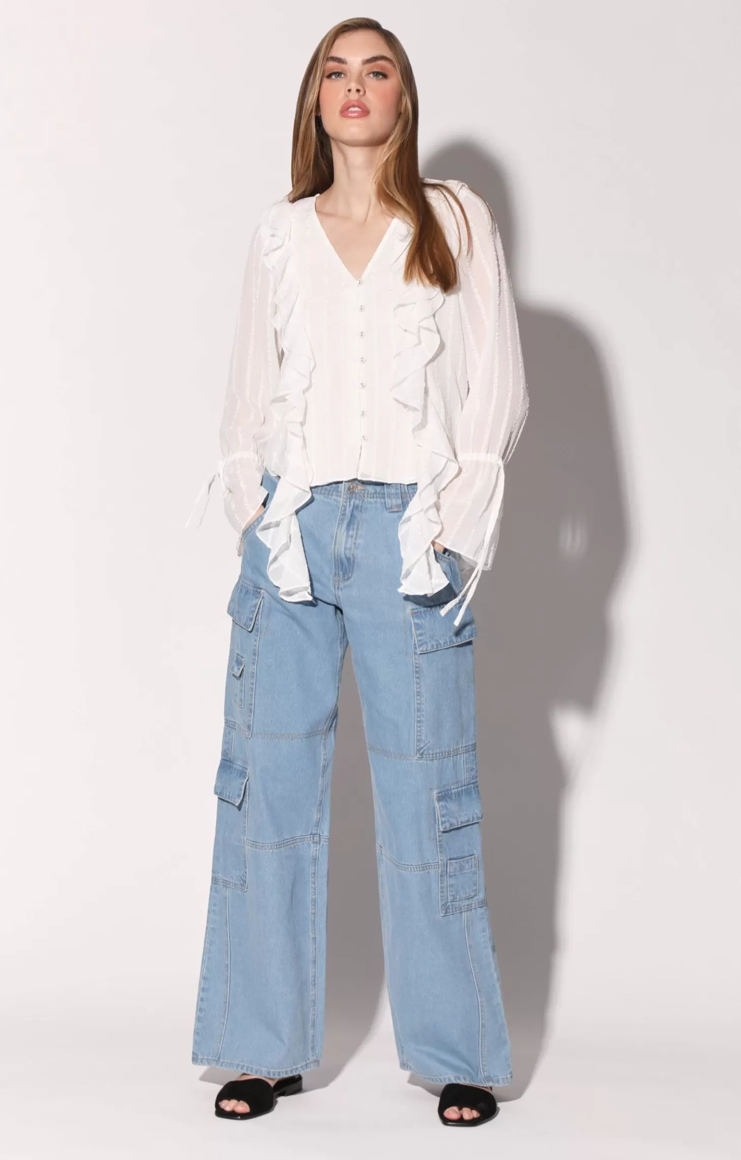 Francesca Top, Off White>Walter Baker Cheap