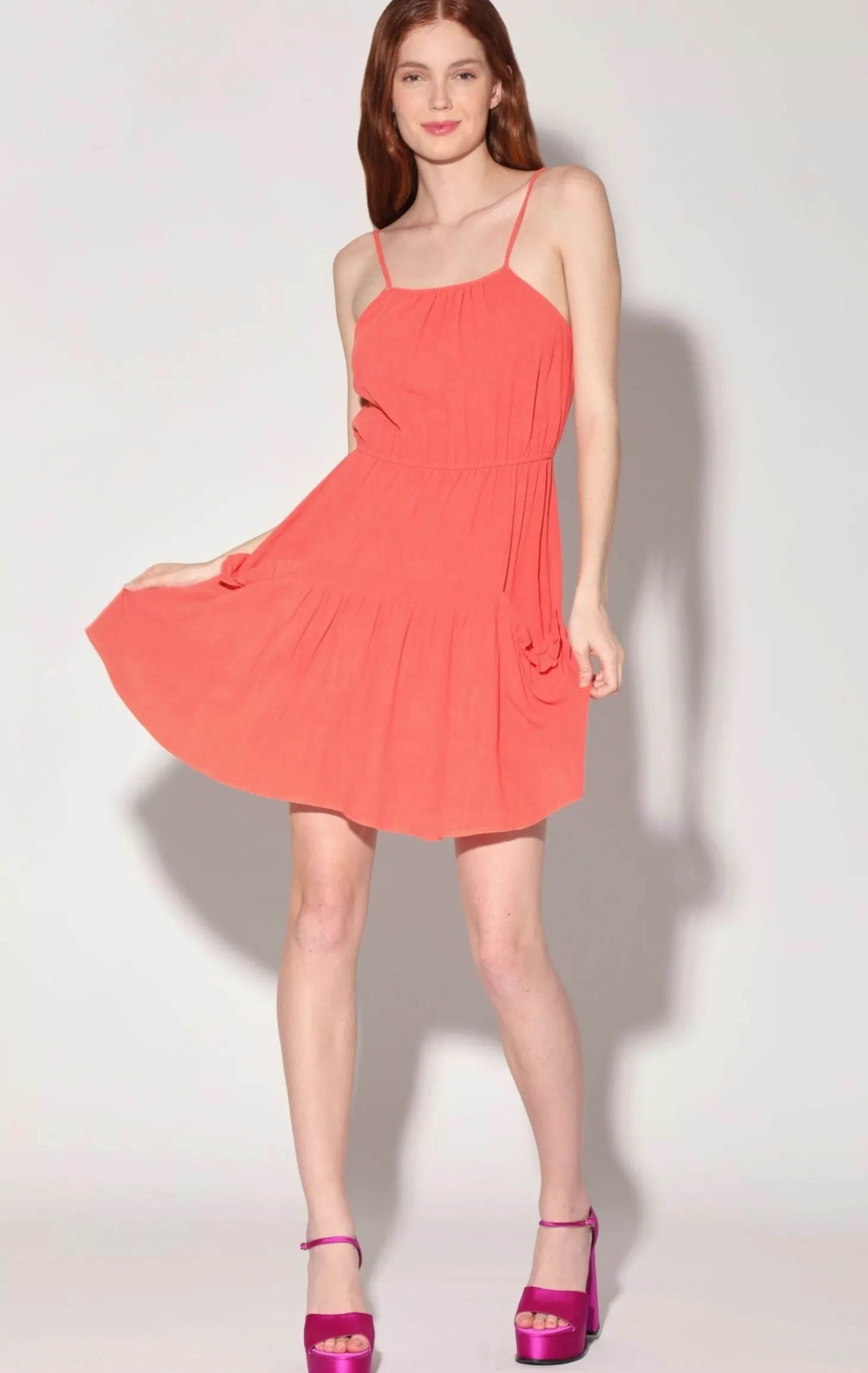 Gloria Dress, Papaya>Walter Baker Sale