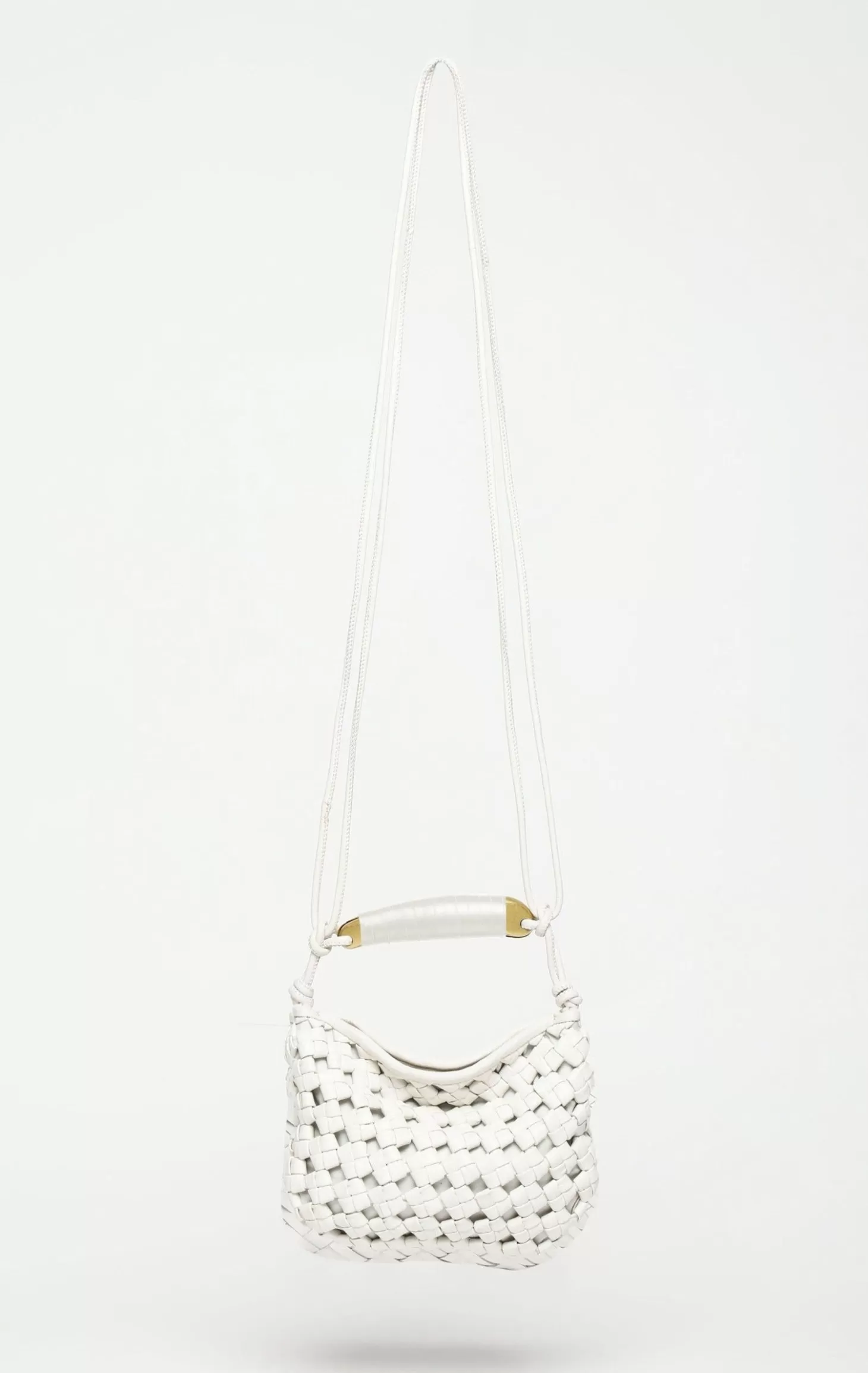 Hazel Mini Hobo, Bright White>Walter Baker Fashion