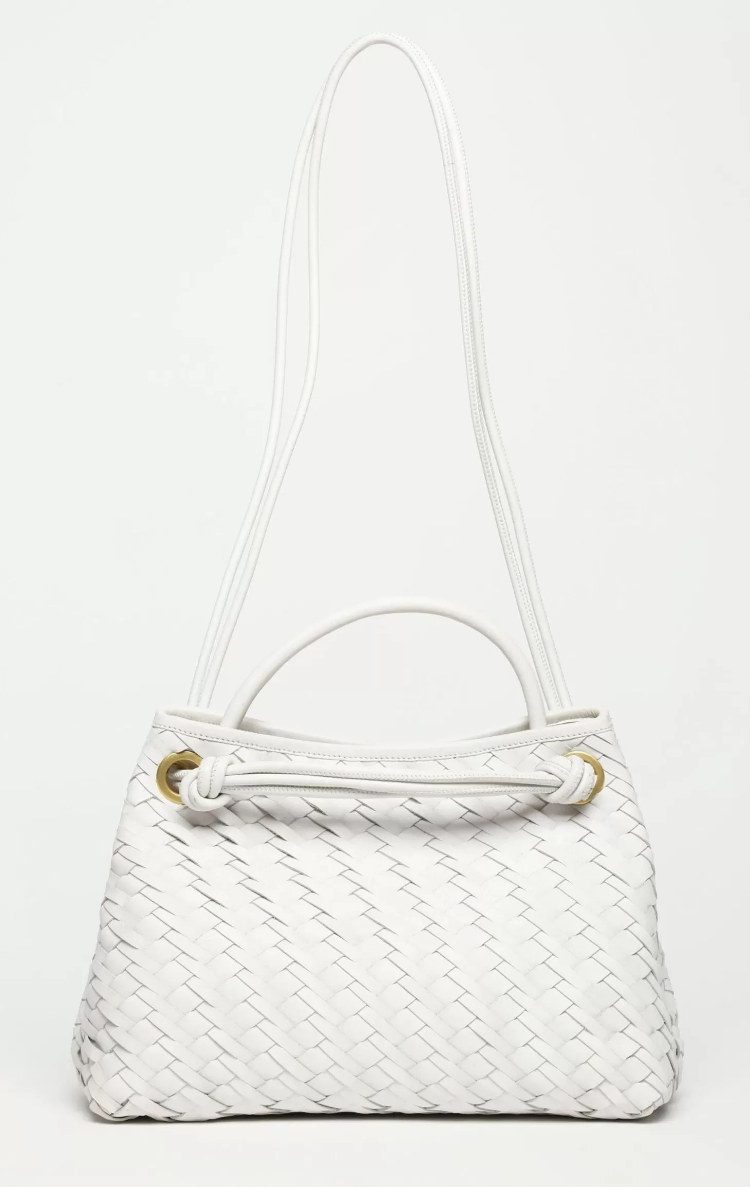 Hazel Tote, Bright White>Walter Baker New