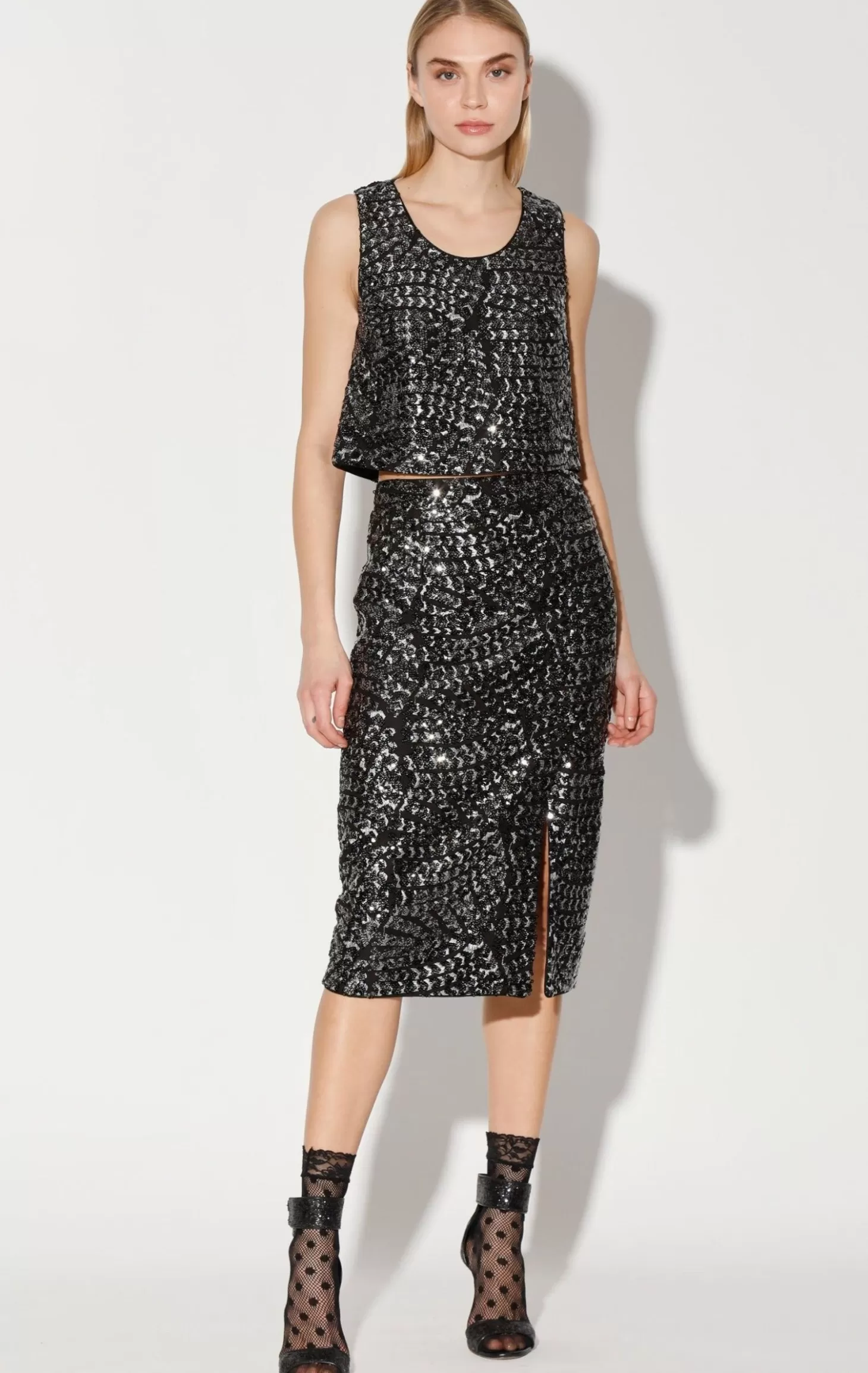 Jaylene Top, Gatsby Sequin>Walter Baker Flash Sale