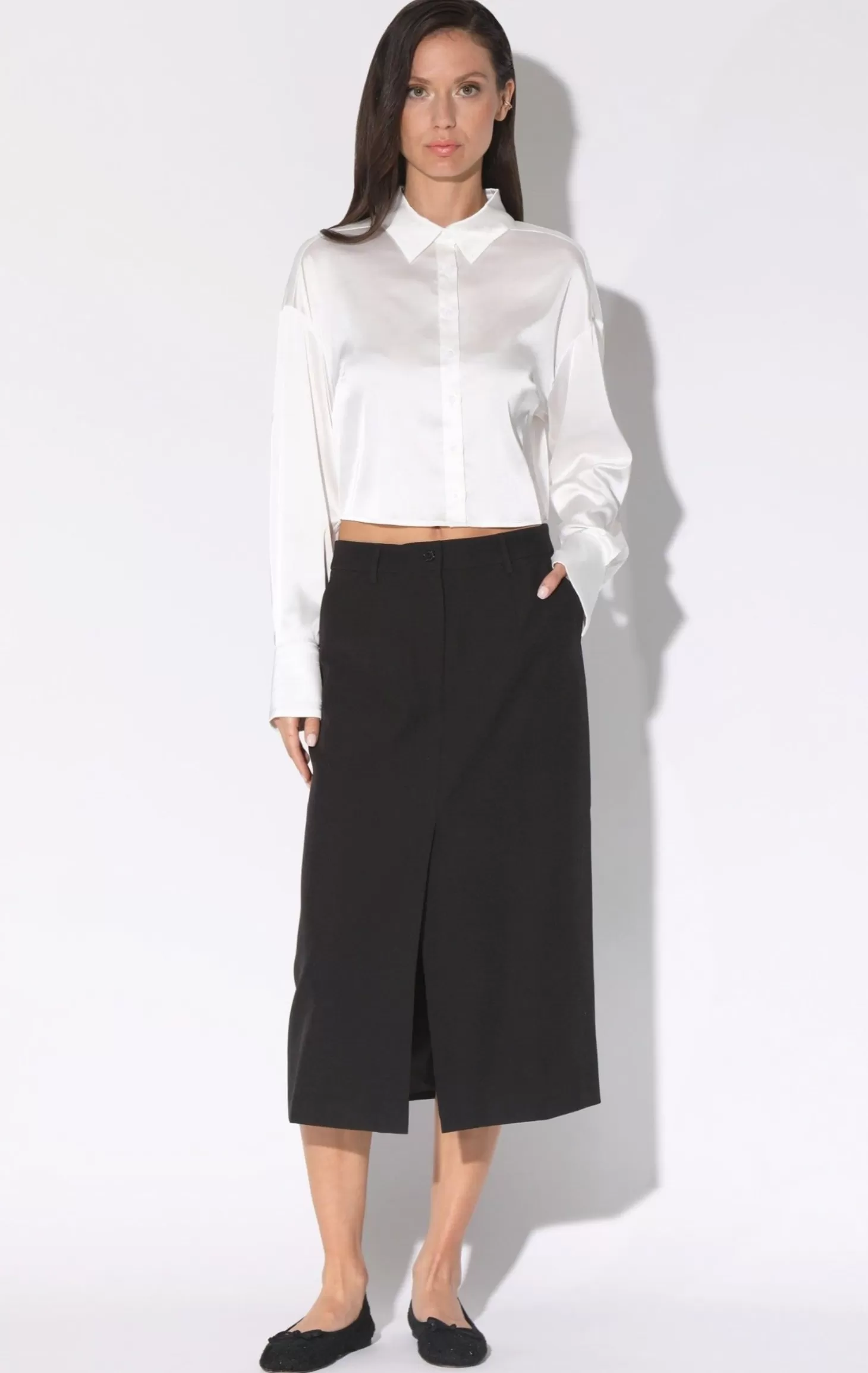 Justyce Skirt, Black>Walter Baker Cheap