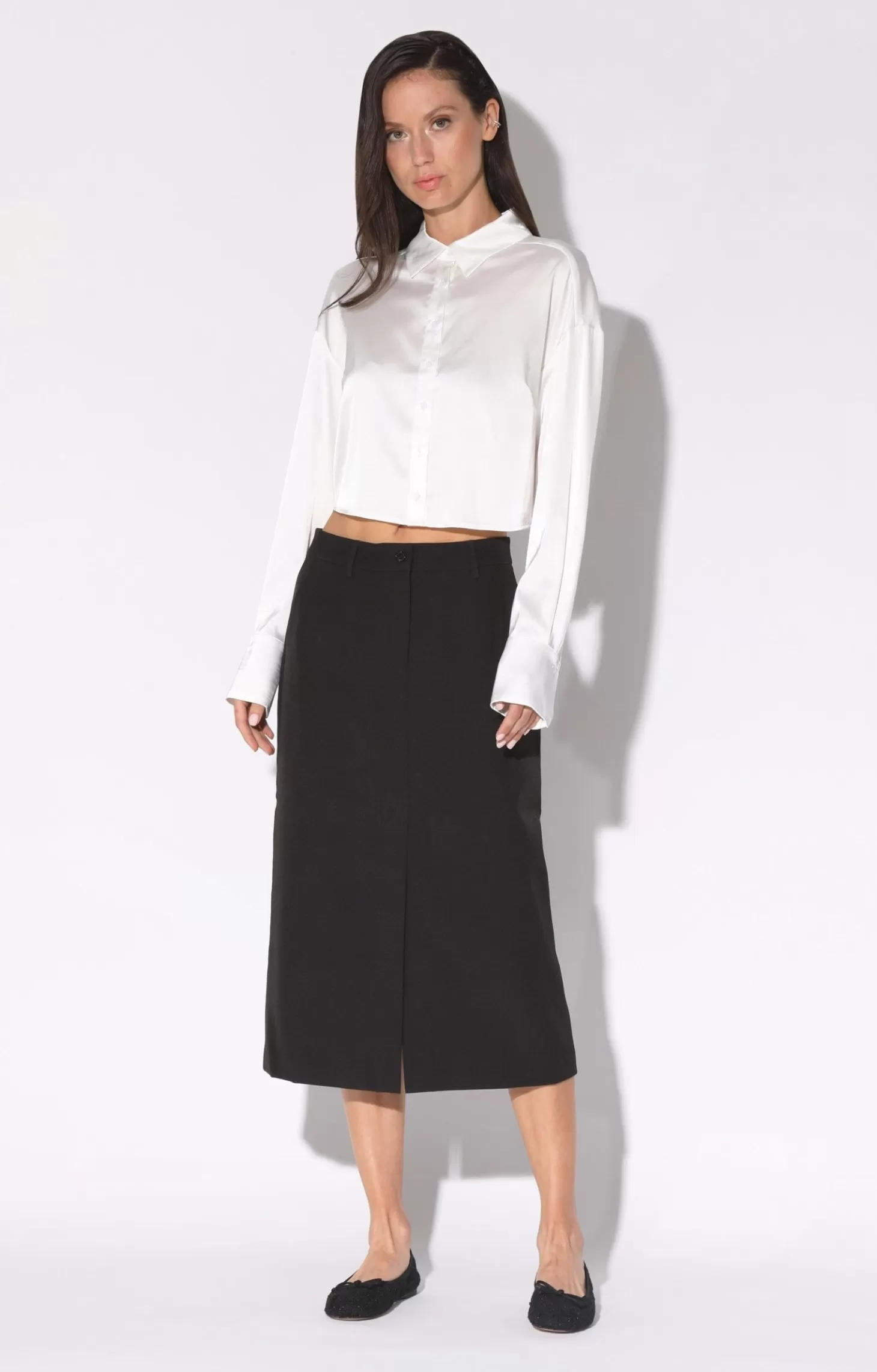 Justyce Skirt, Black>Walter Baker Cheap