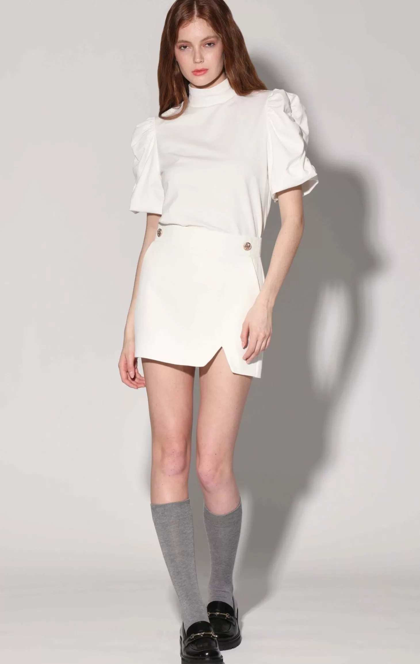 Katarina Skirt, White>Walter Baker Flash Sale