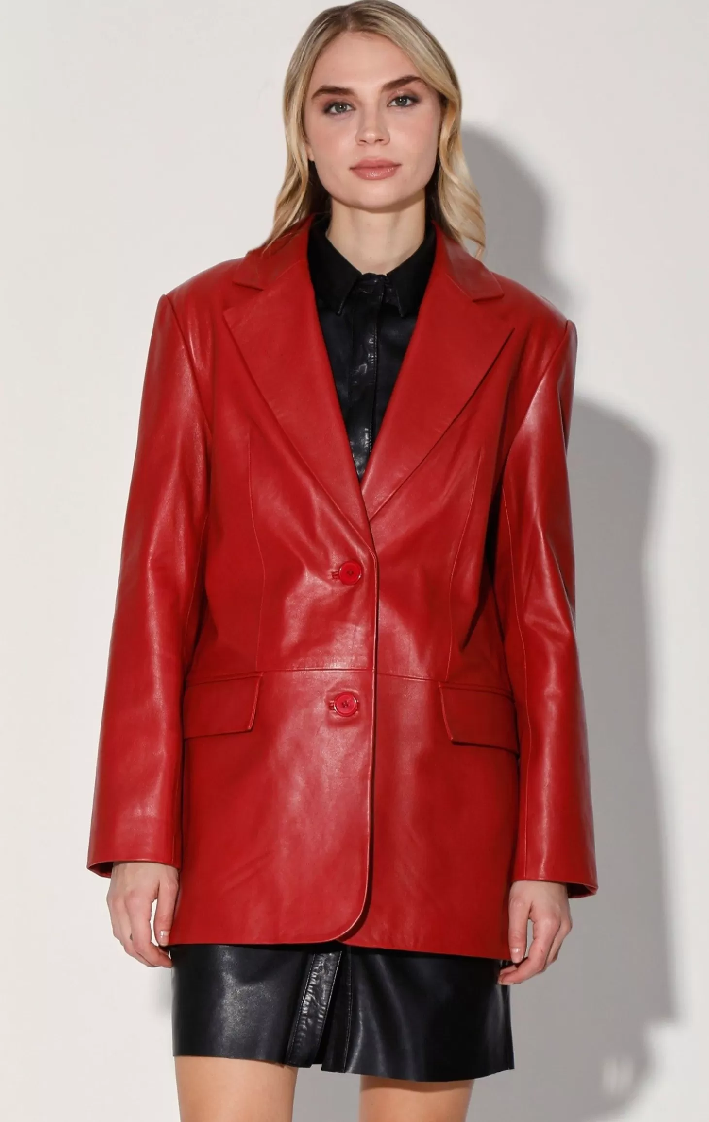 Kira Blazer, Red-Leather>Walter Baker Hot