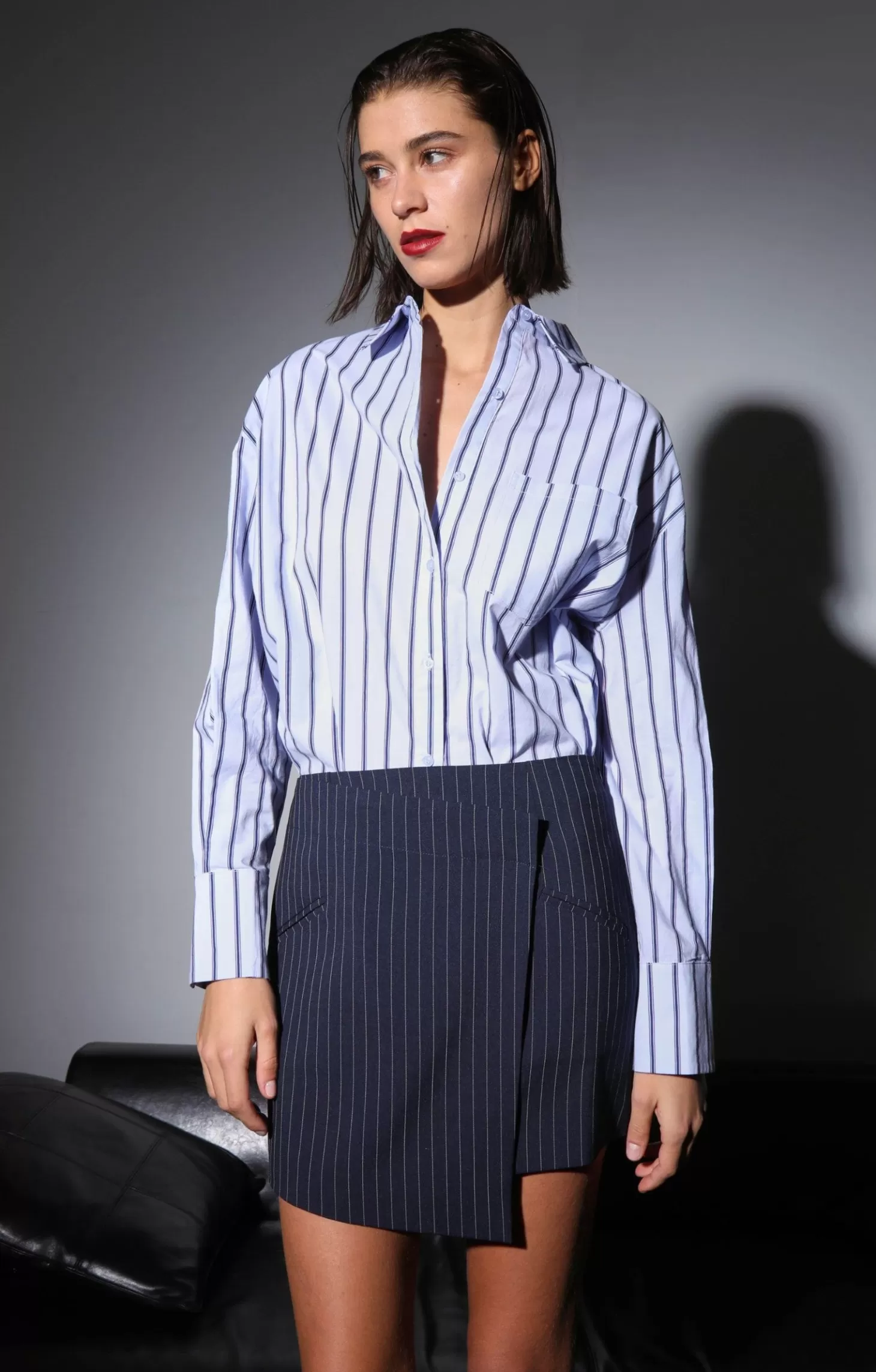 Kyler Skirt, Cagney Pin Stripe>Walter Baker Best Sale