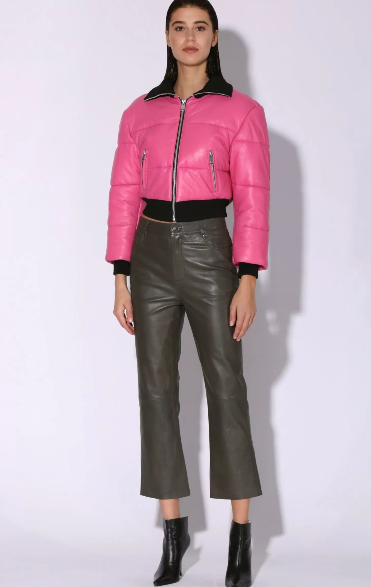 Laylah Jacket, Candy-Leather>Walter Baker Hot