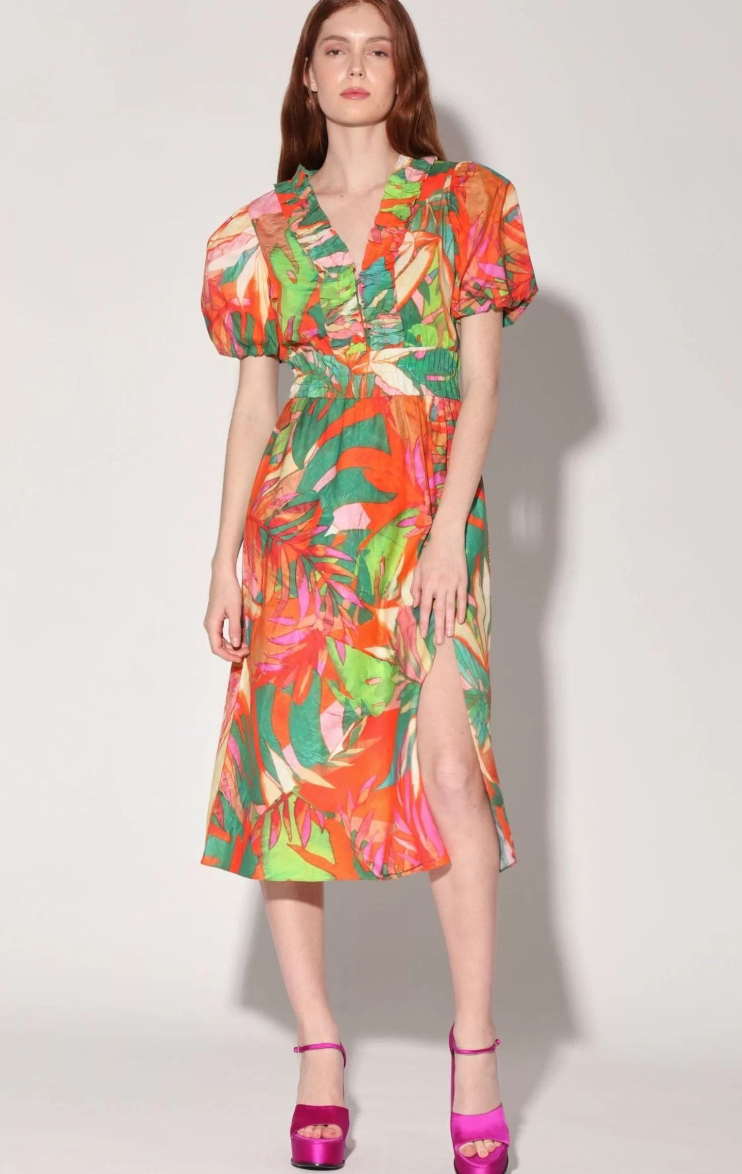 Leela Dress, Morning Glory>Walter Baker Cheap