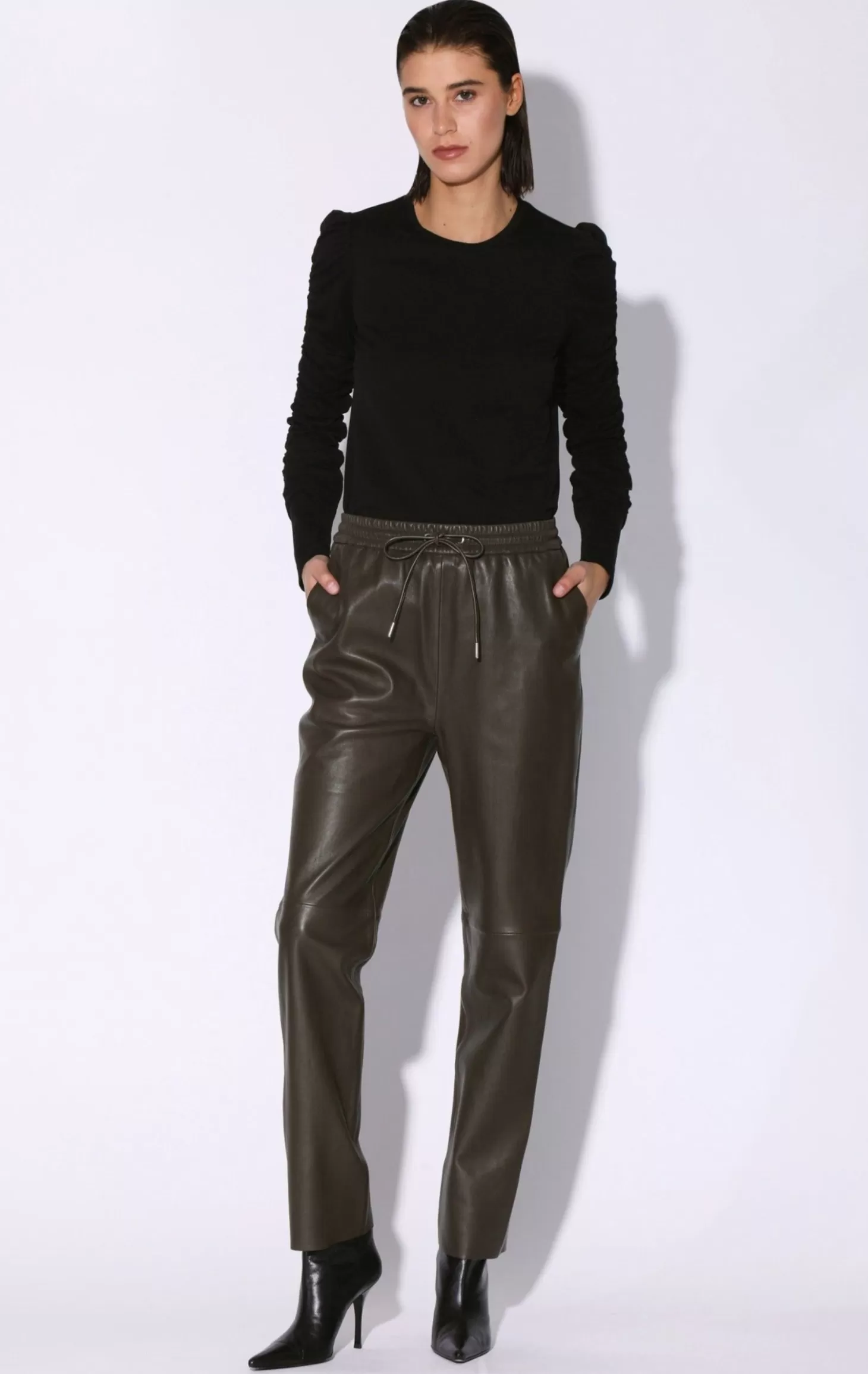 Levie Pant, Moss-Leather>Walter Baker Discount