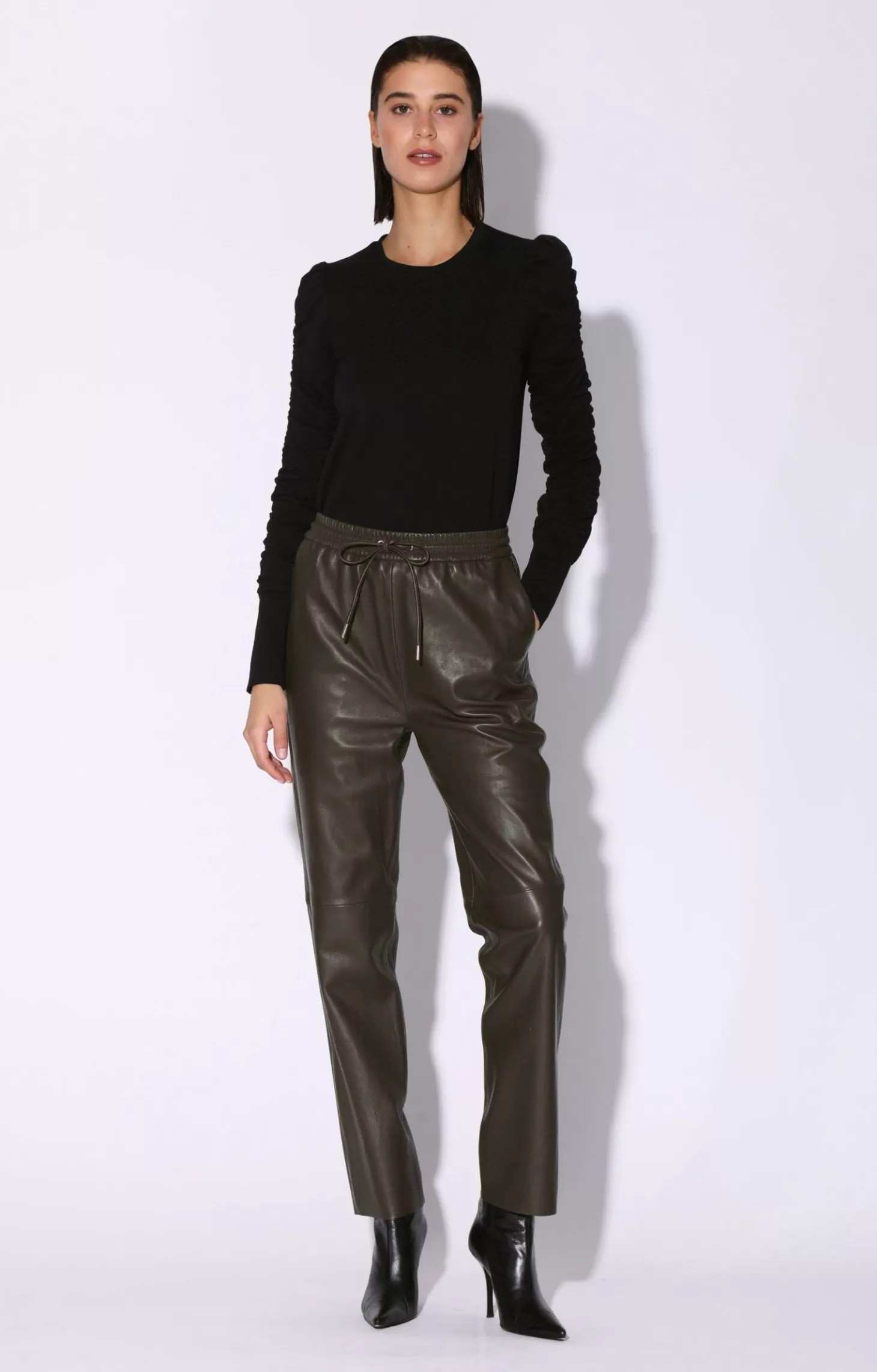 Levie Pant, Moss-Leather>Walter Baker Discount