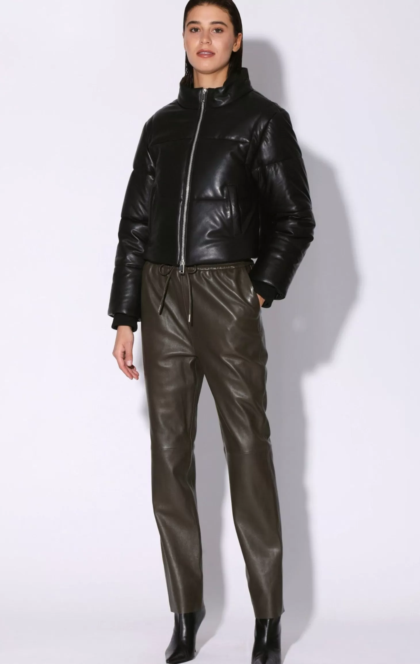 Lorenza Jacket, Black-Leather>Walter Baker Shop