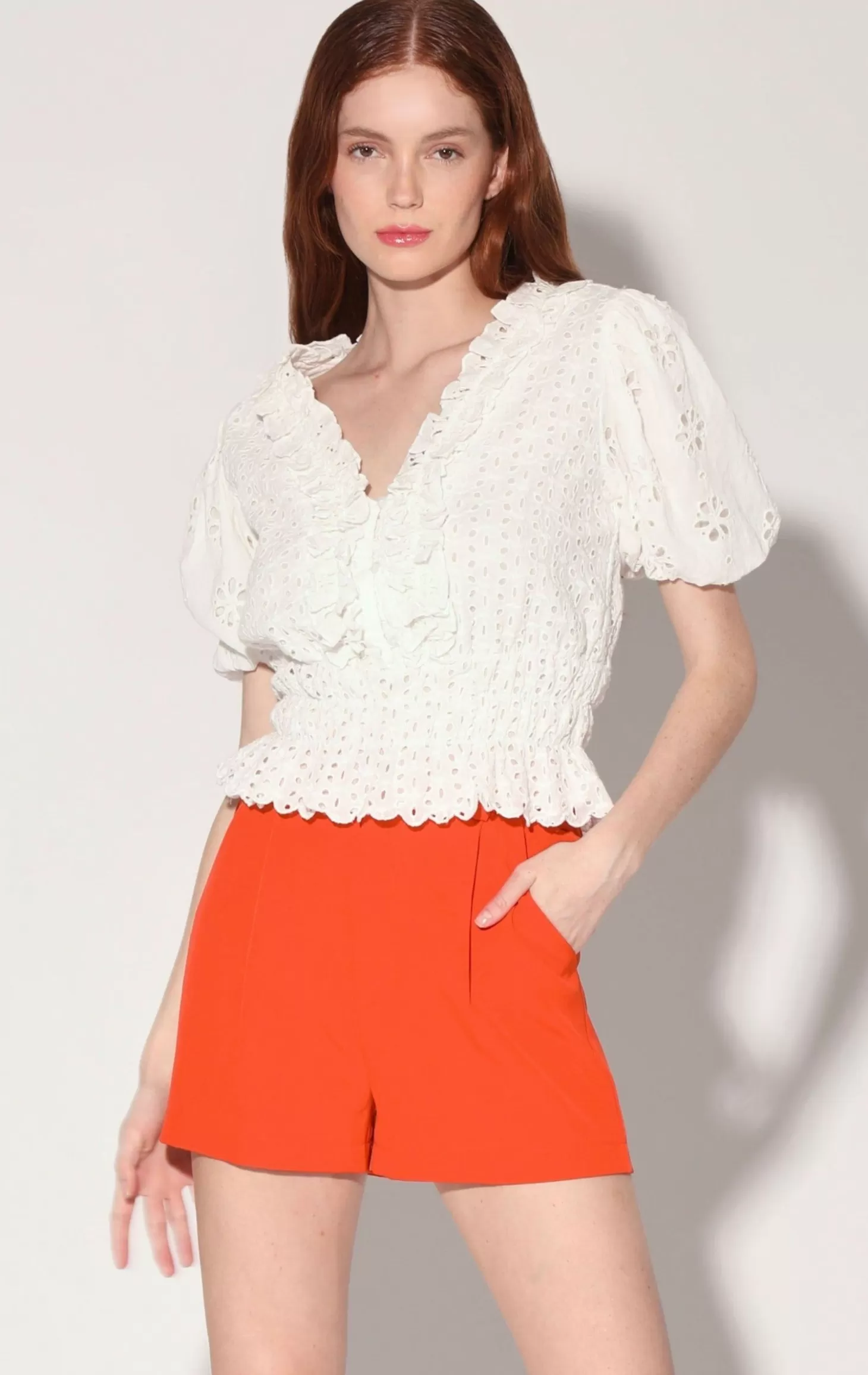 Lovina Top, Daisy Eyelet>Walter Baker Store