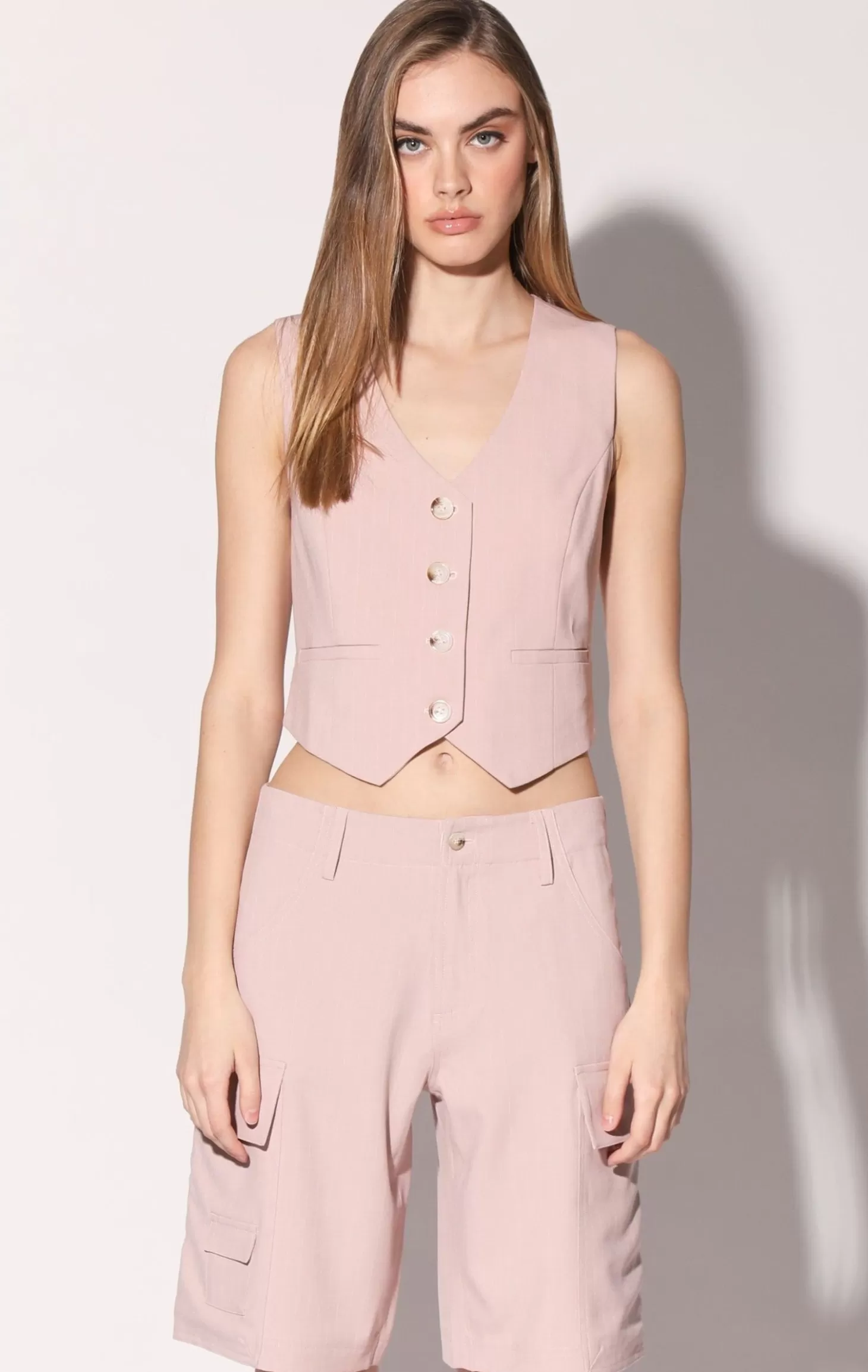 Luanna Vest, Cagney Stripe Blush>Walter Baker Online