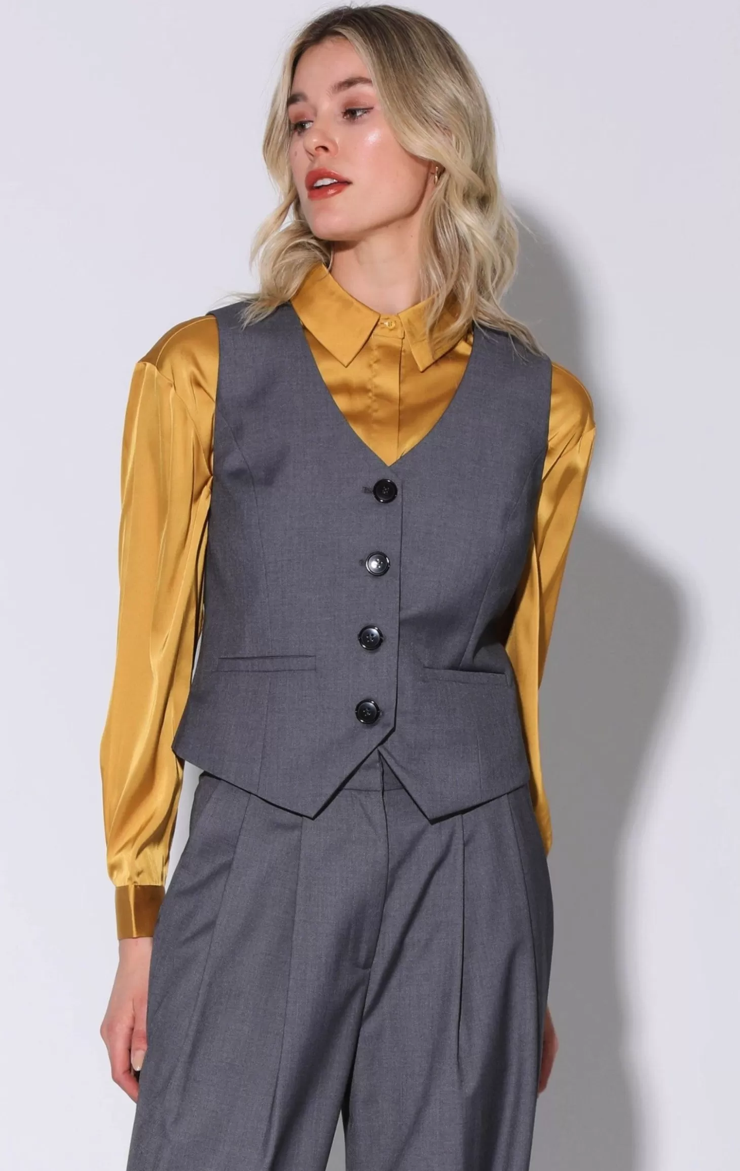 Luanna Vest, Grey>Walter Baker Flash Sale