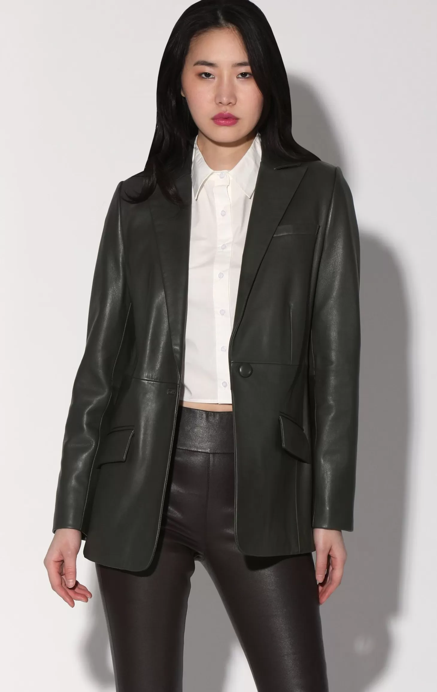 Mia Blazer, Basil-Leather>Walter Baker New