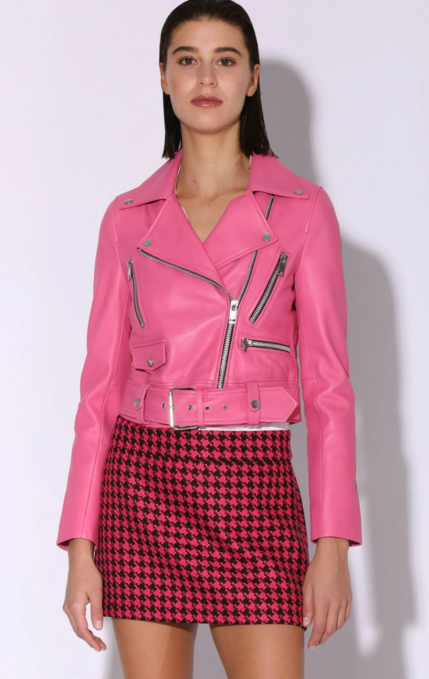 Nicole Jacket, Candy-Leather>Walter Baker Best