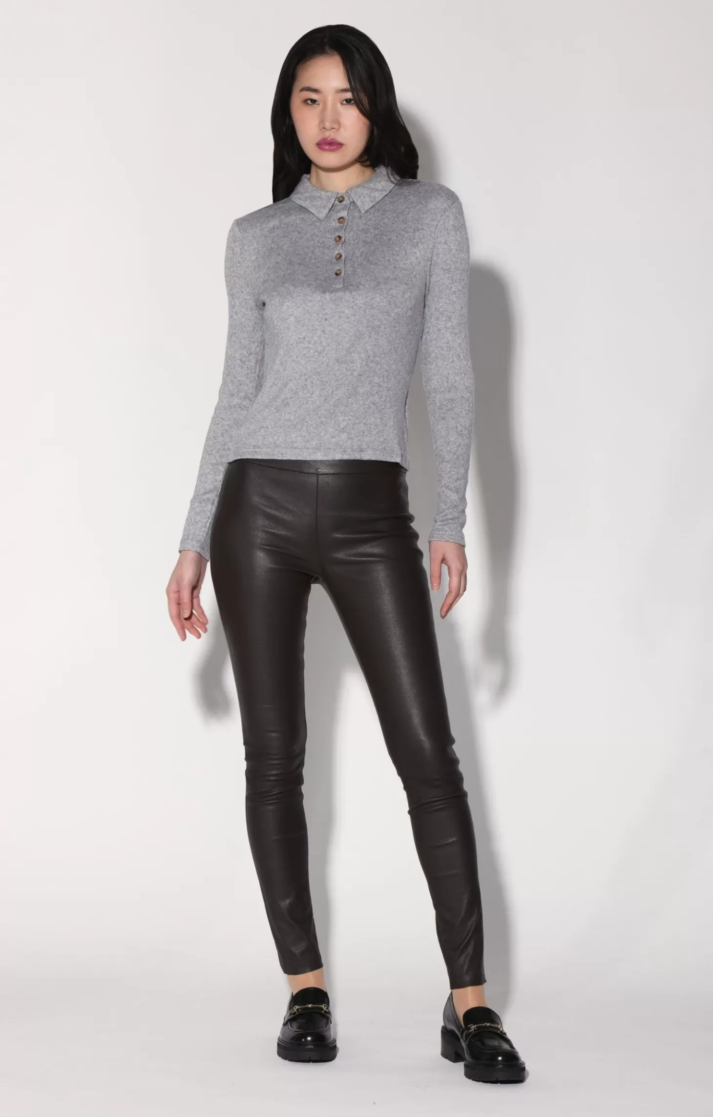 Raquelle Pant, Mocha-Stretch Leather>Walter Baker Online