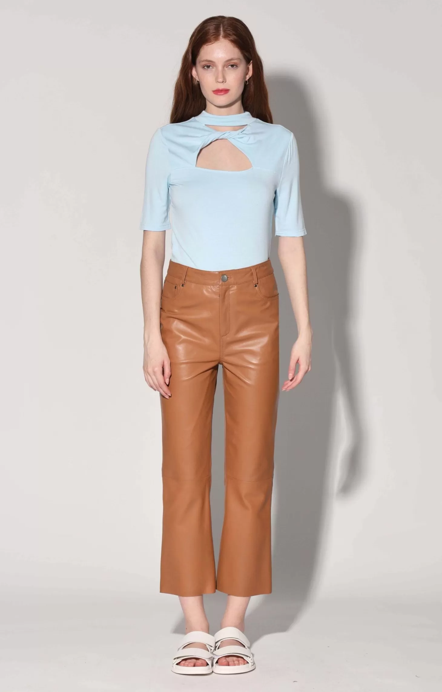 Selma Pant, Camel-Leather>Walter Baker Hot