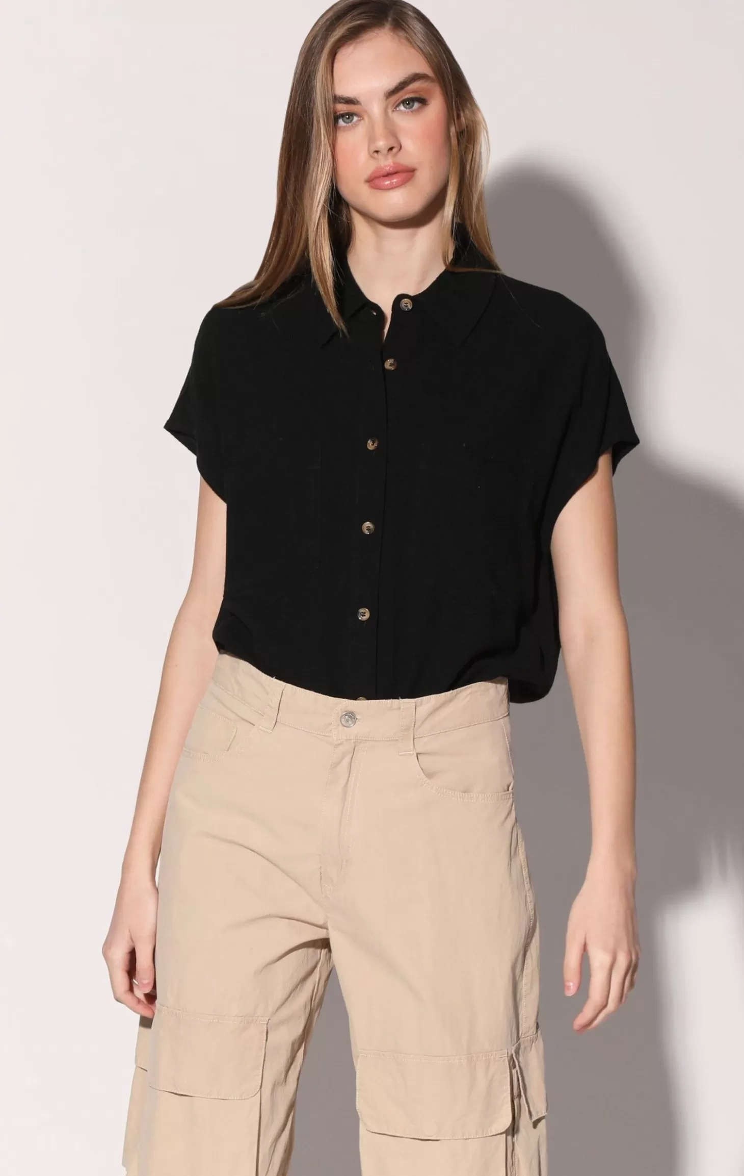 Sylvia Top, Black>Walter Baker Flash Sale