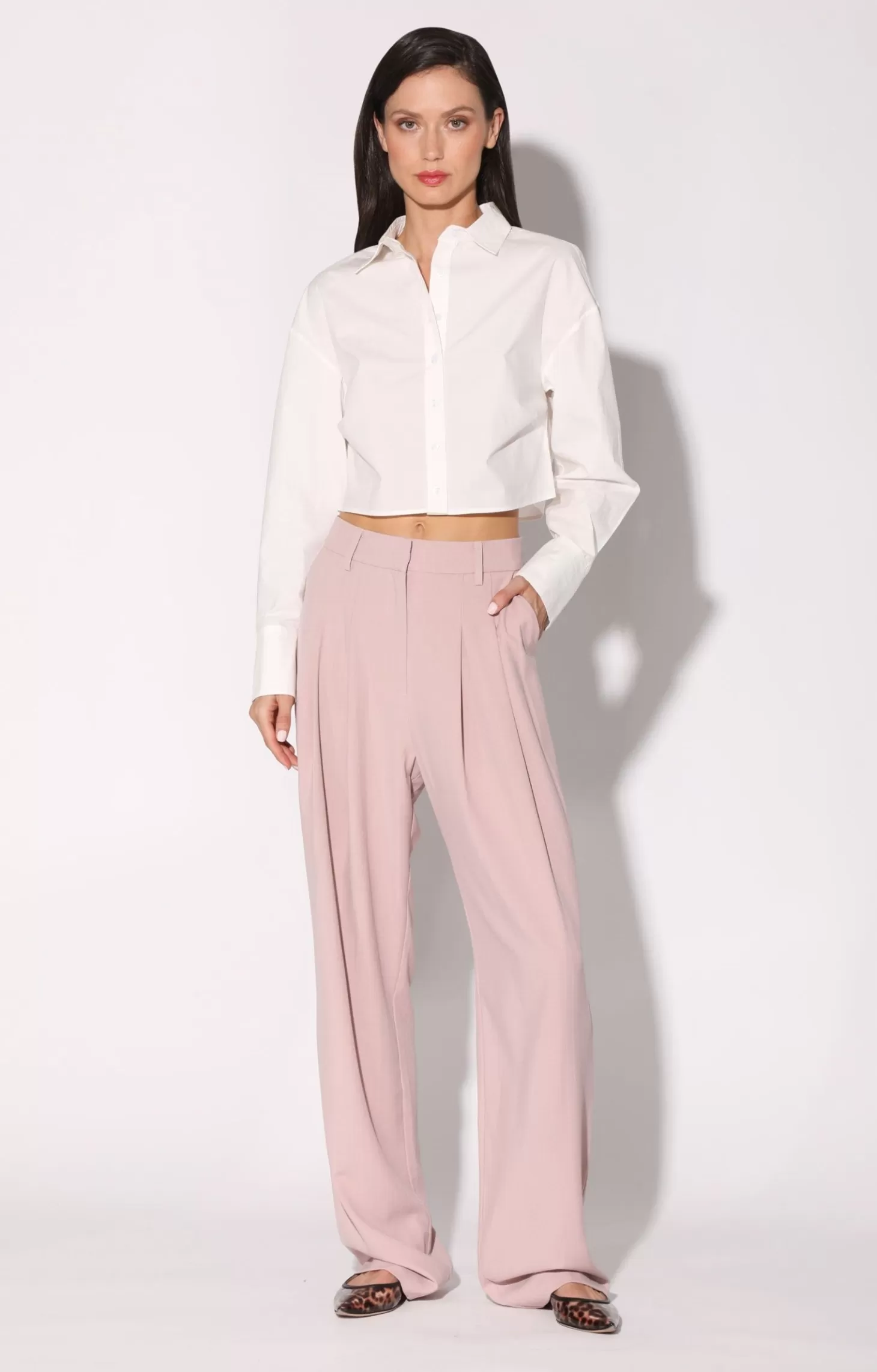 Tammy Pant, Cagney Stripe Blush>Walter Baker New