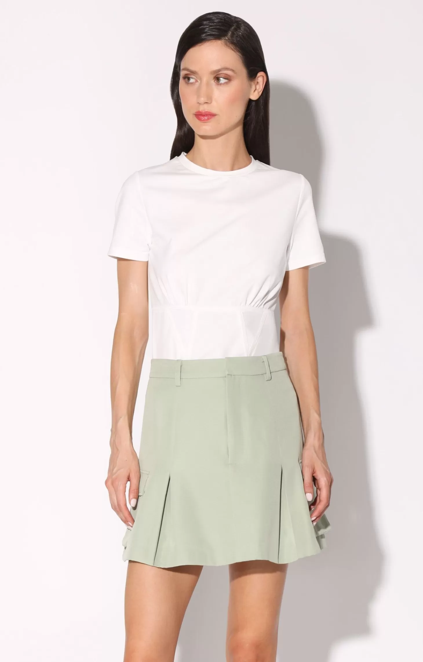 Thalia Skirt, Jade>Walter Baker Outlet