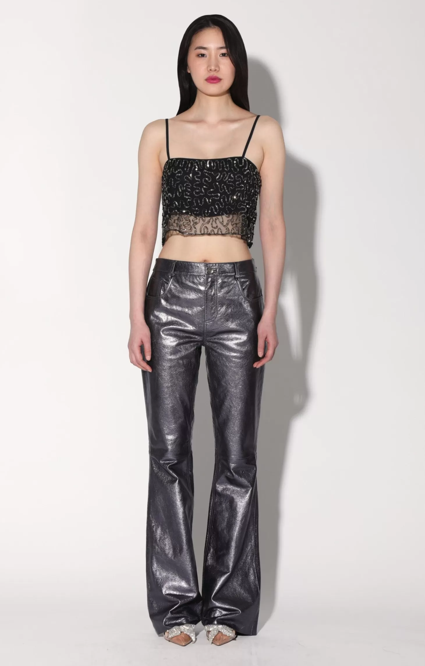 Tiana Top, Swirl Sequin>Walter Baker Discount